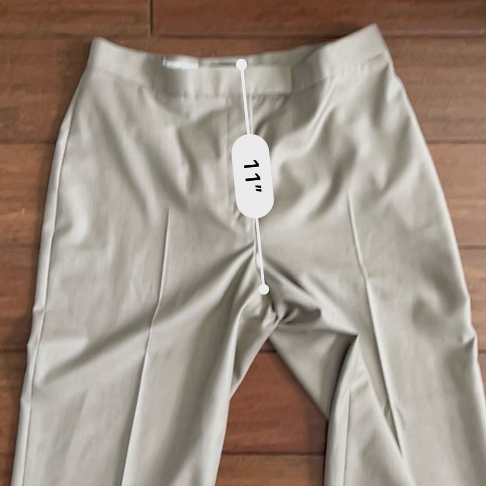 Zanella Debra Italian Luxury Super 150's Wool High Rise Debra Trousers Size 8 - Picture 6 of 14